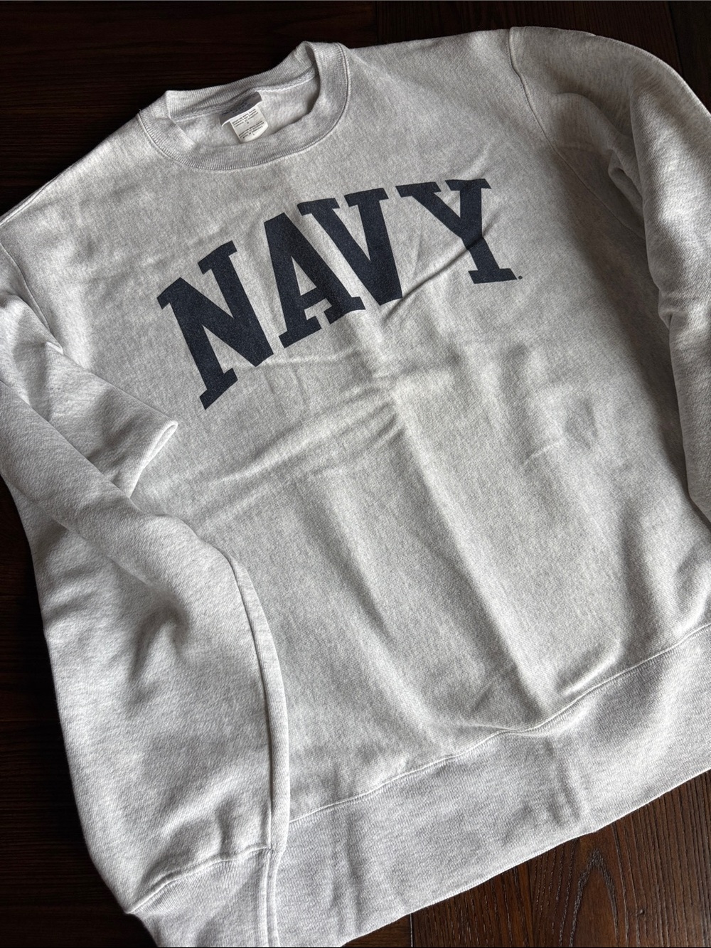Men’s Champion Reverse Weave Crewneck Sweatshirt - US Naval Academy (NAVY)